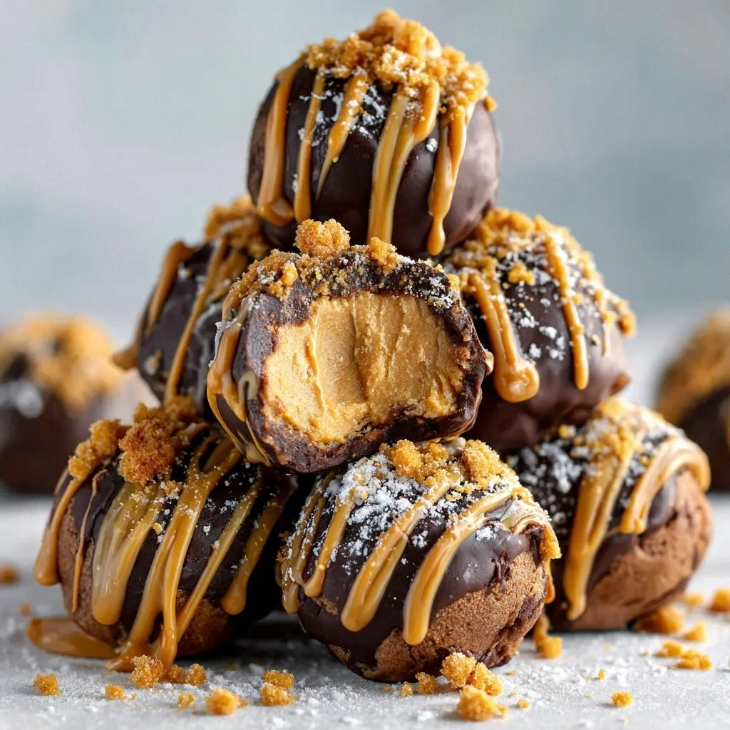 Chocolate Peanut Butter Snowba