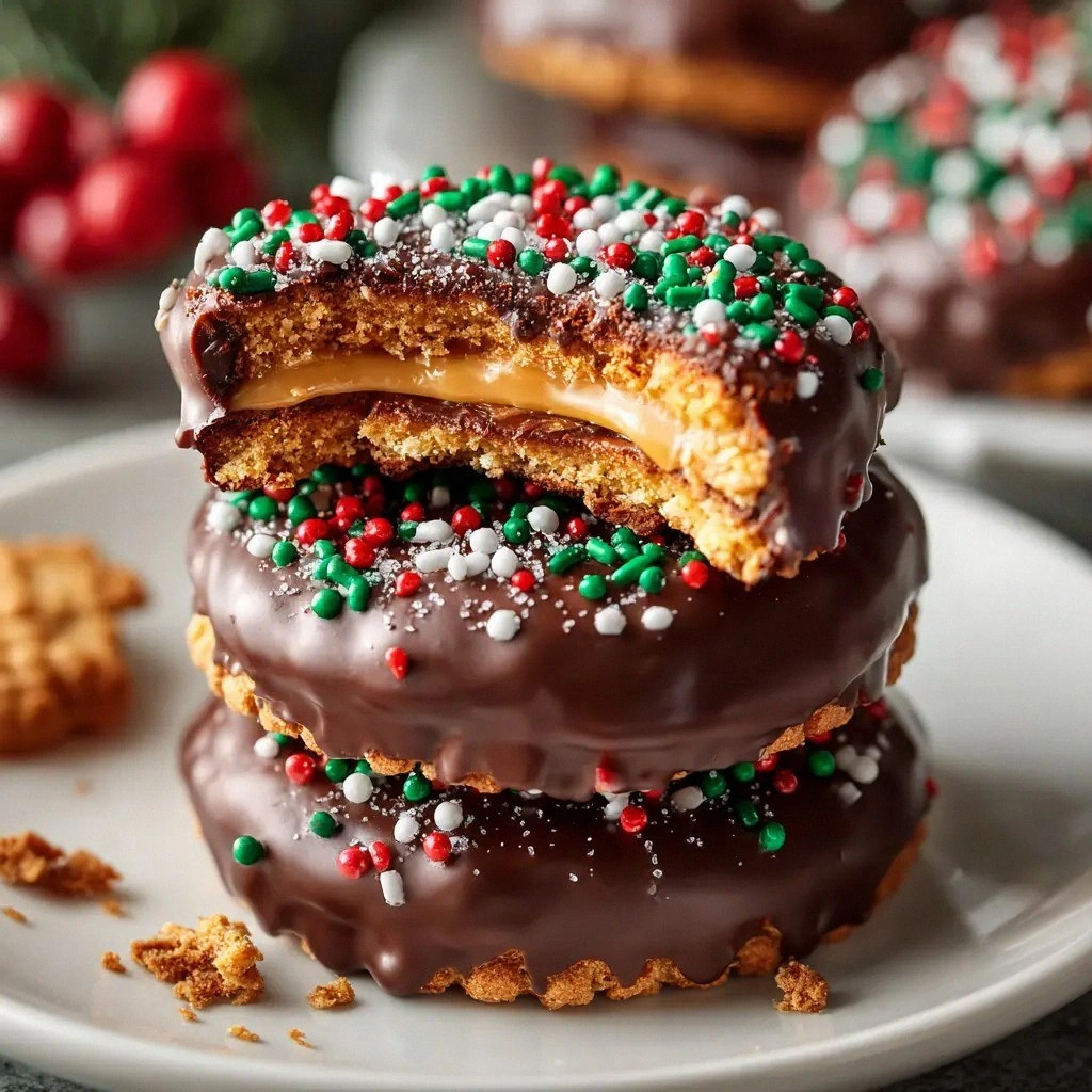 Chocolate Peanut Butter Stacks