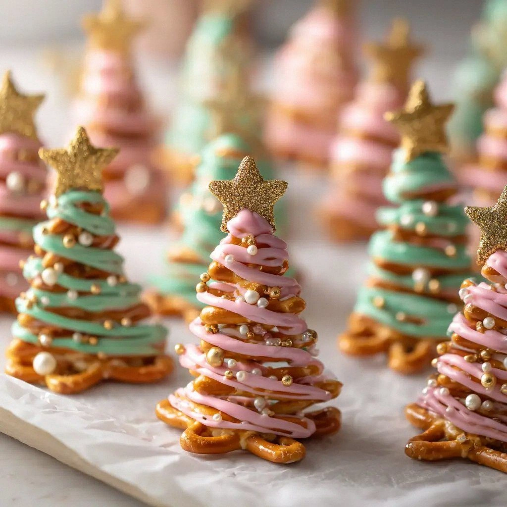 Chocolate Pretzel Trees: The E