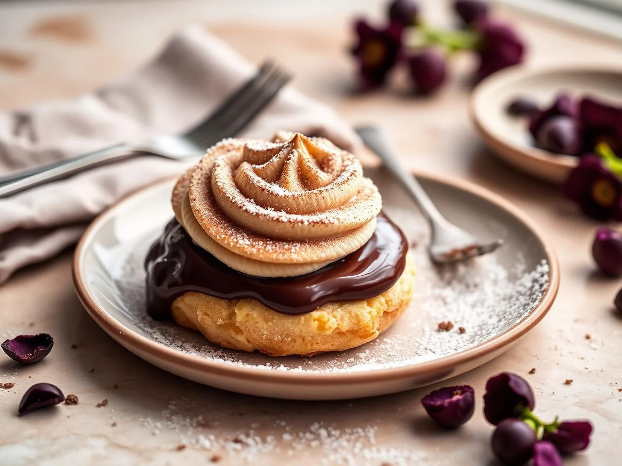 Chocolate Profiteroles