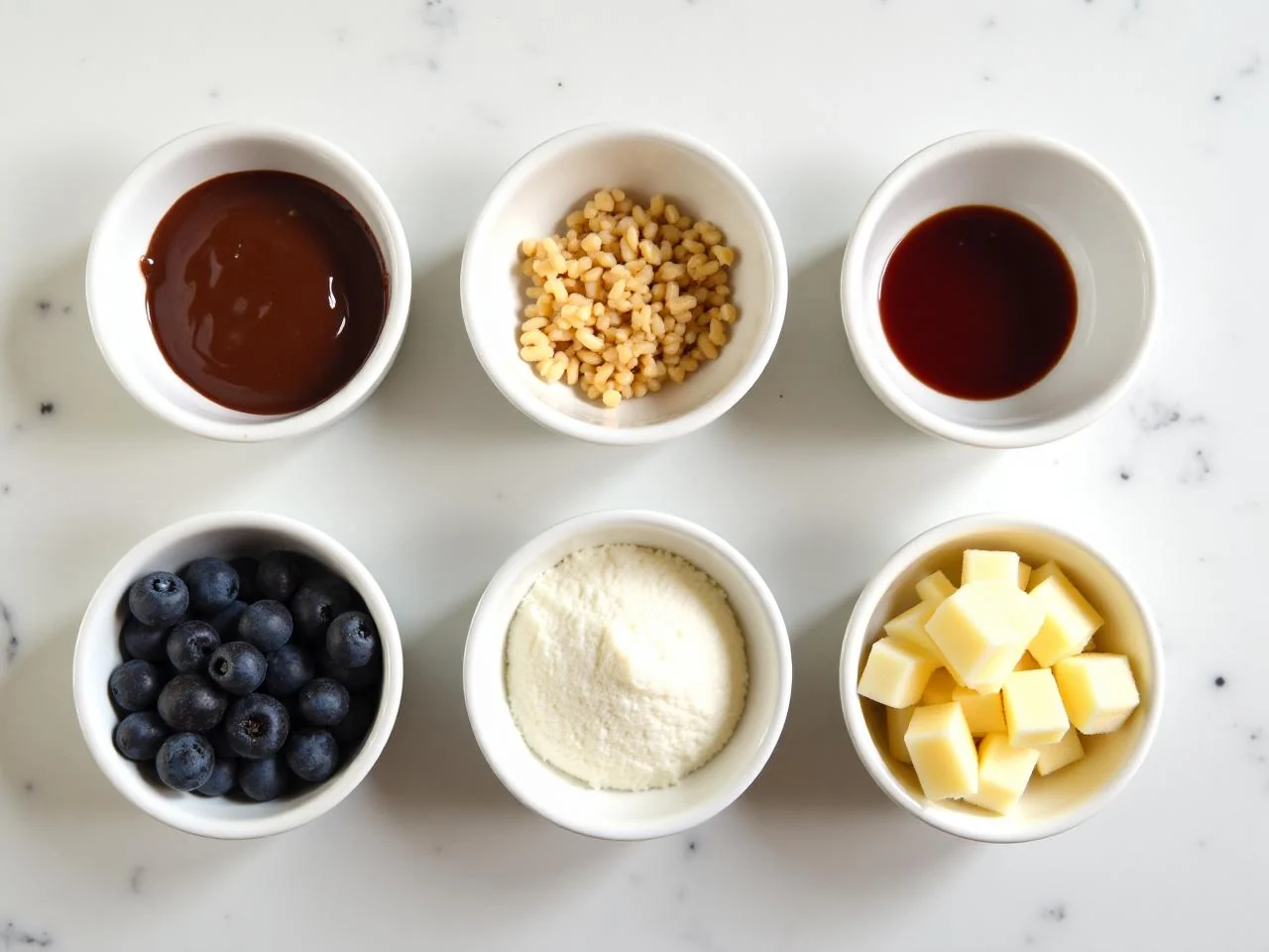 Ingredients for Chocolate Pudding