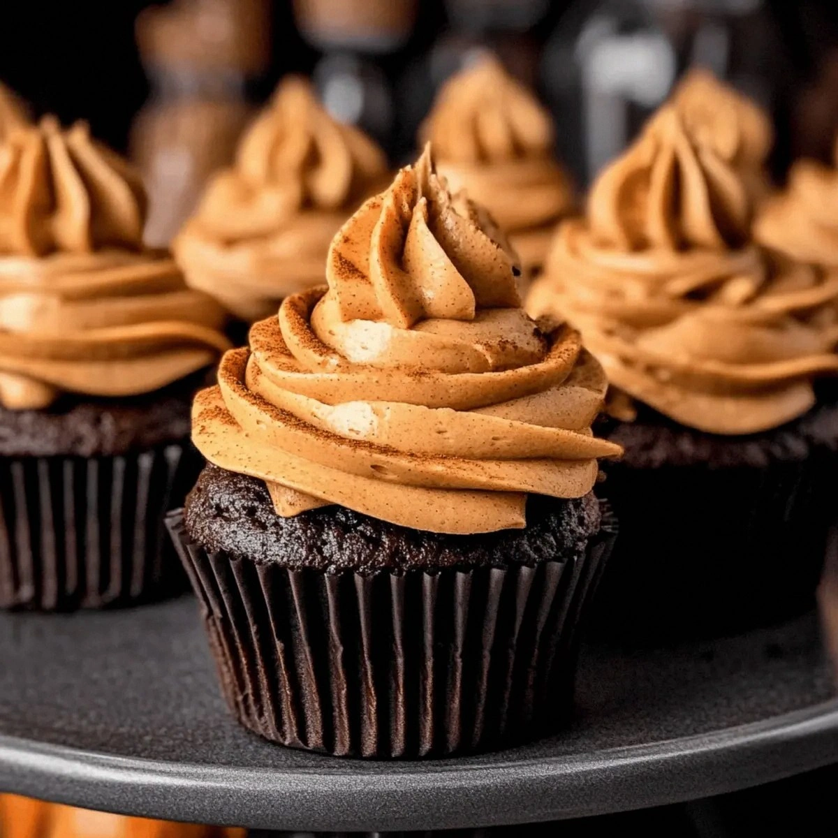 Chocolate Pumpkin Cupcakes That Bring Fall to Life