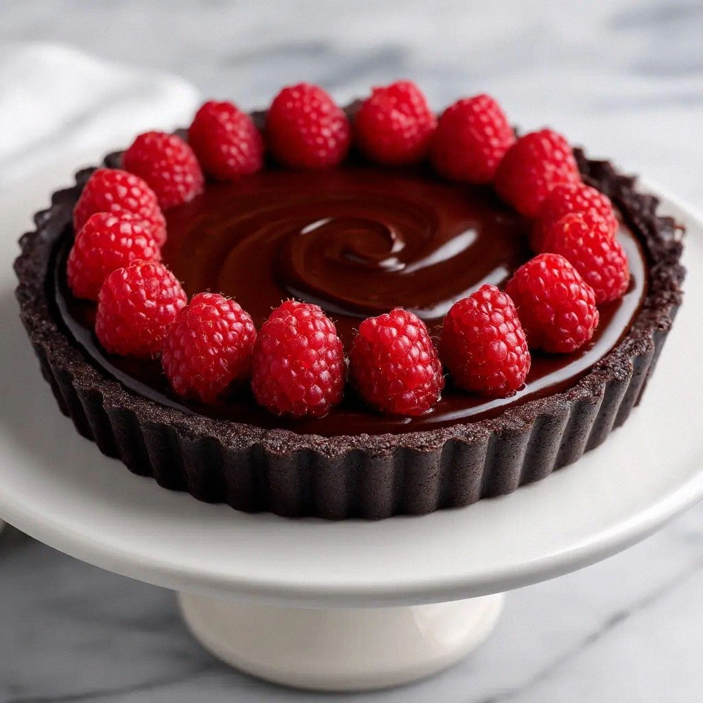 Chocolate Raspberry Tart Recip