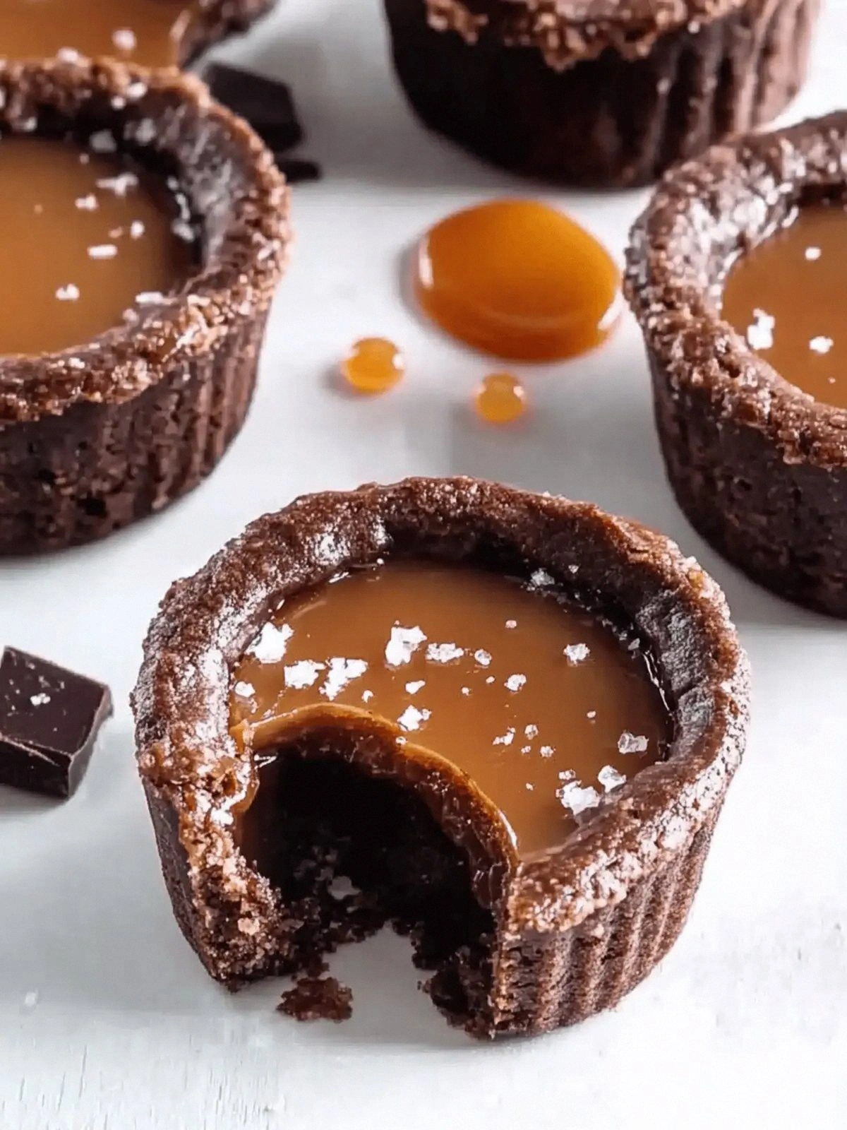 Chocolate Salted Caramel Tarts