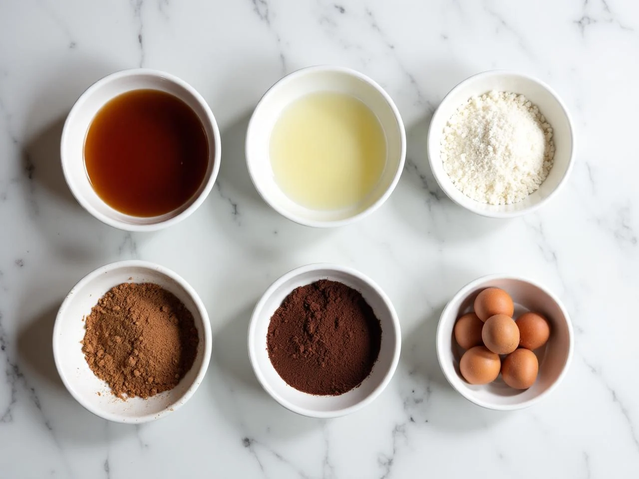 Ingredients for Chocolate Tiramisu