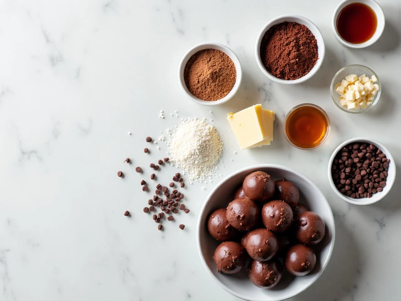 Ingredients for Chocolate Truffles