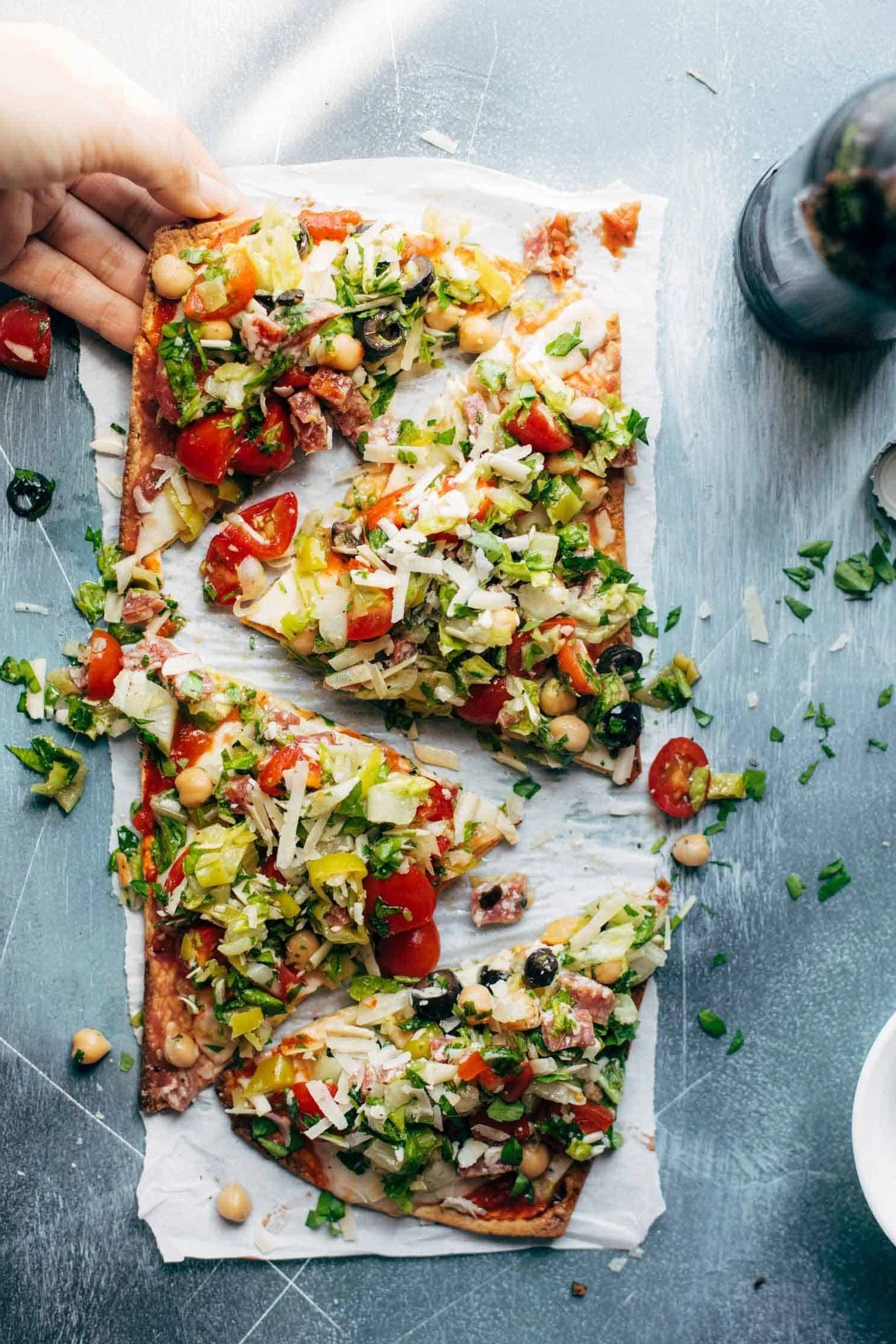 Chopped Salad Pizza