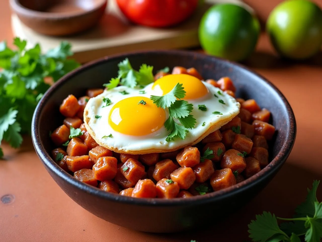 Chorizo And Egg Burrito Bowl