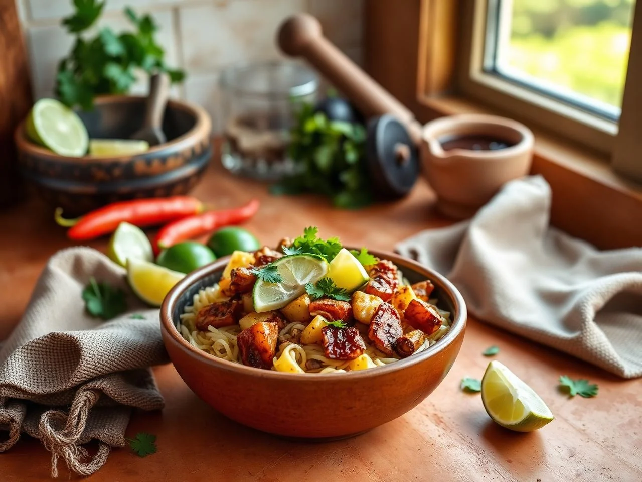 Chorizo And Potato Burrito Bowl