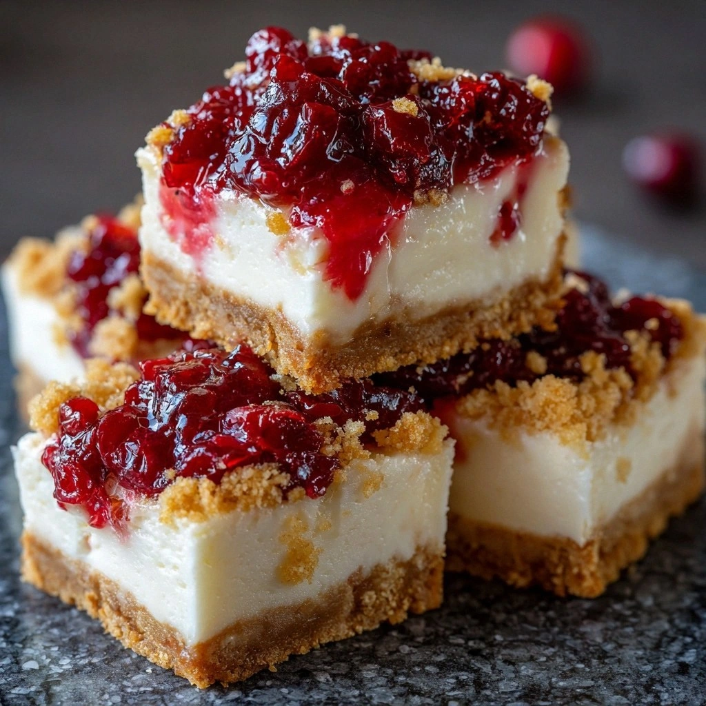 Christmas Cheesecake Bars