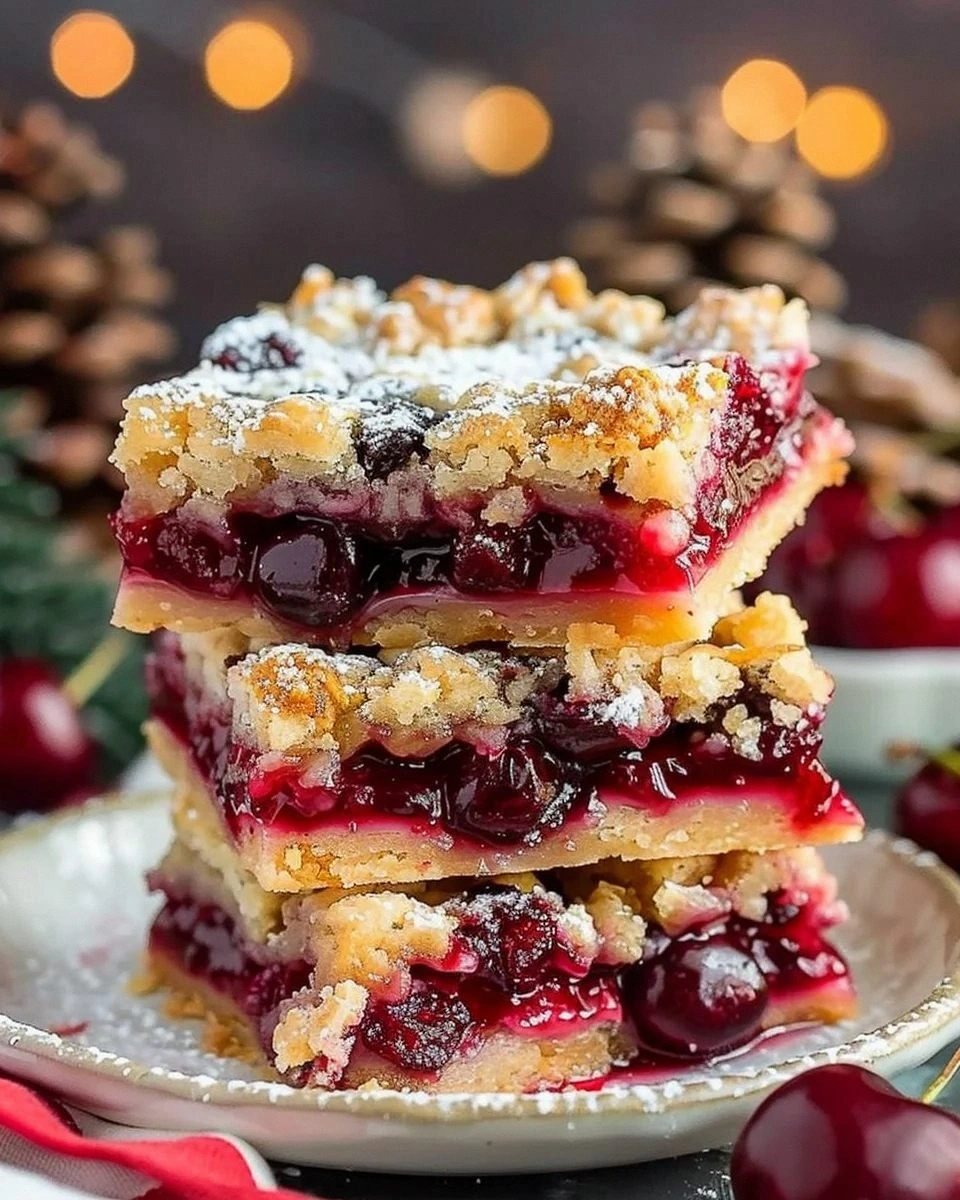 Christmas Cherry Bars: Delight in a Festive Treat!