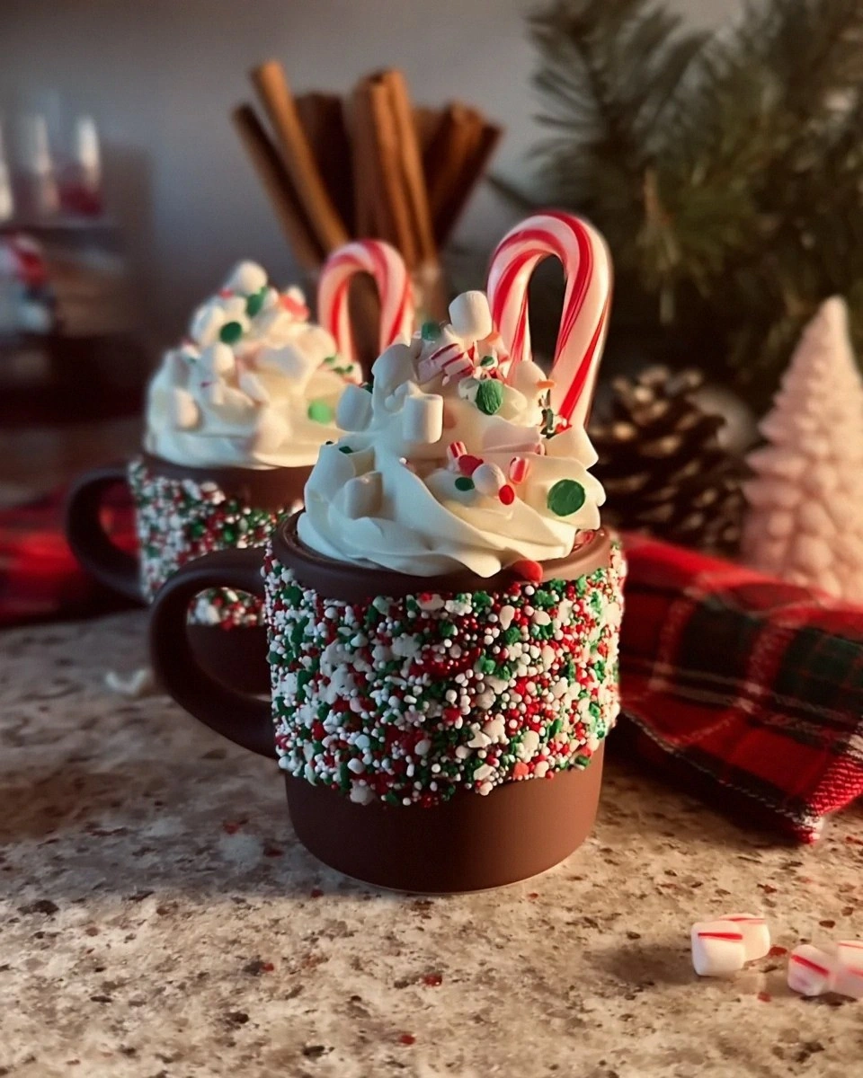 Christmas Chocolate Hot Cups