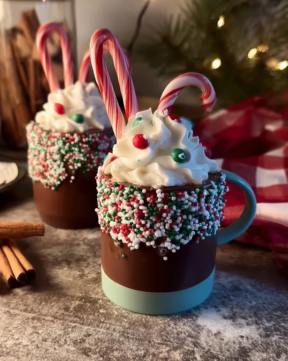 Christmas Chocolate Hot Cups