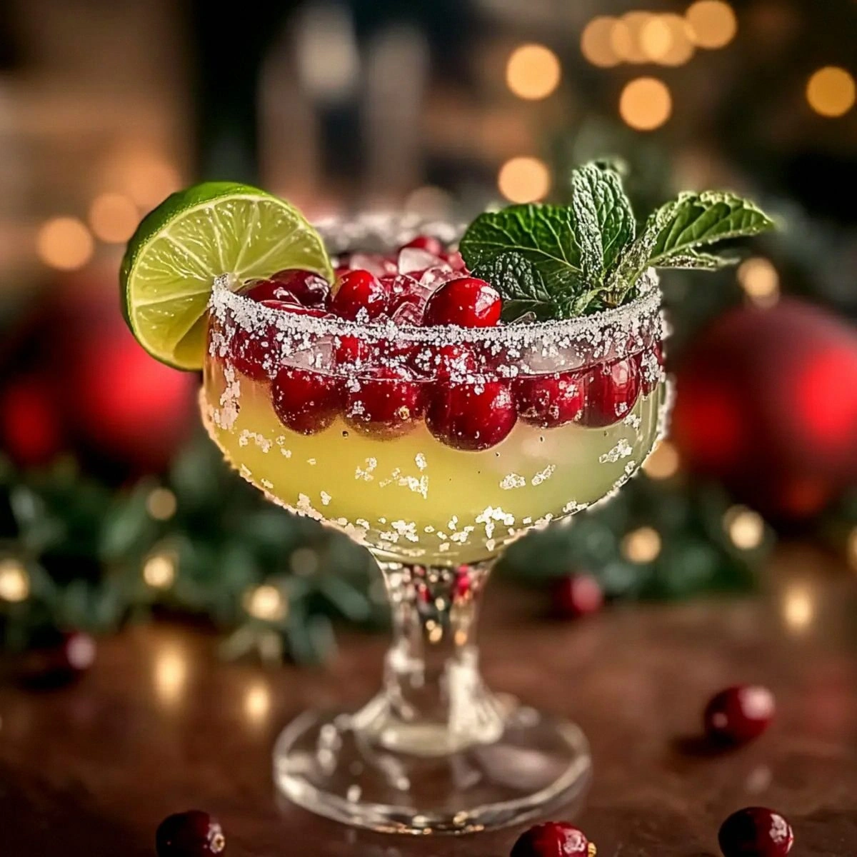 Christmas Cocktails Get a Refresh with Delicious Mistletoe Margarita