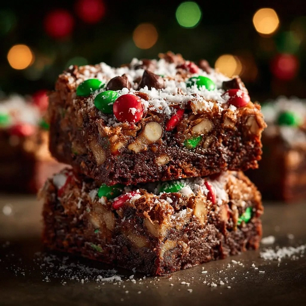 Christmas Magic Layer Brownie 