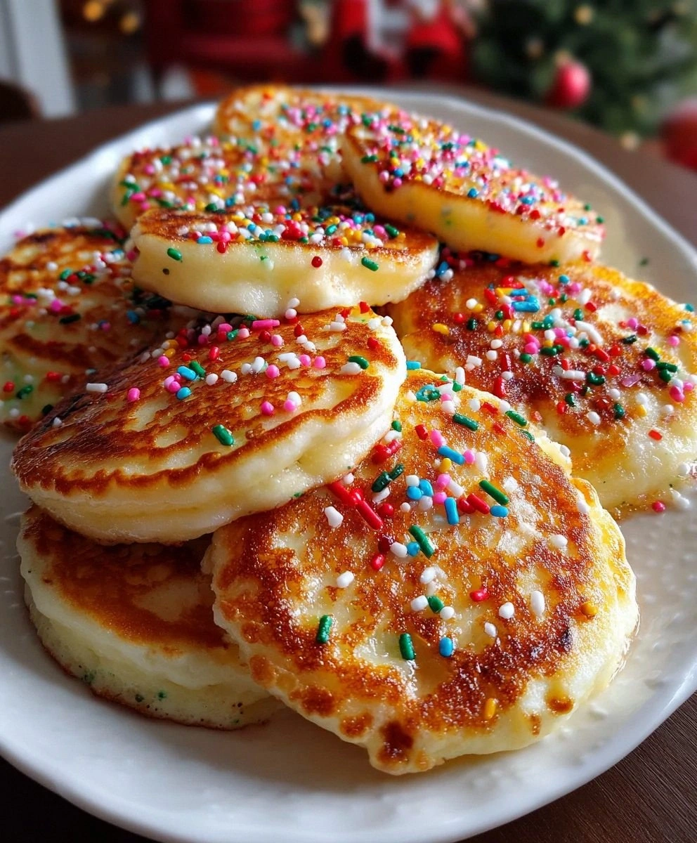 Christmas Pancakes Festive Sprinkles