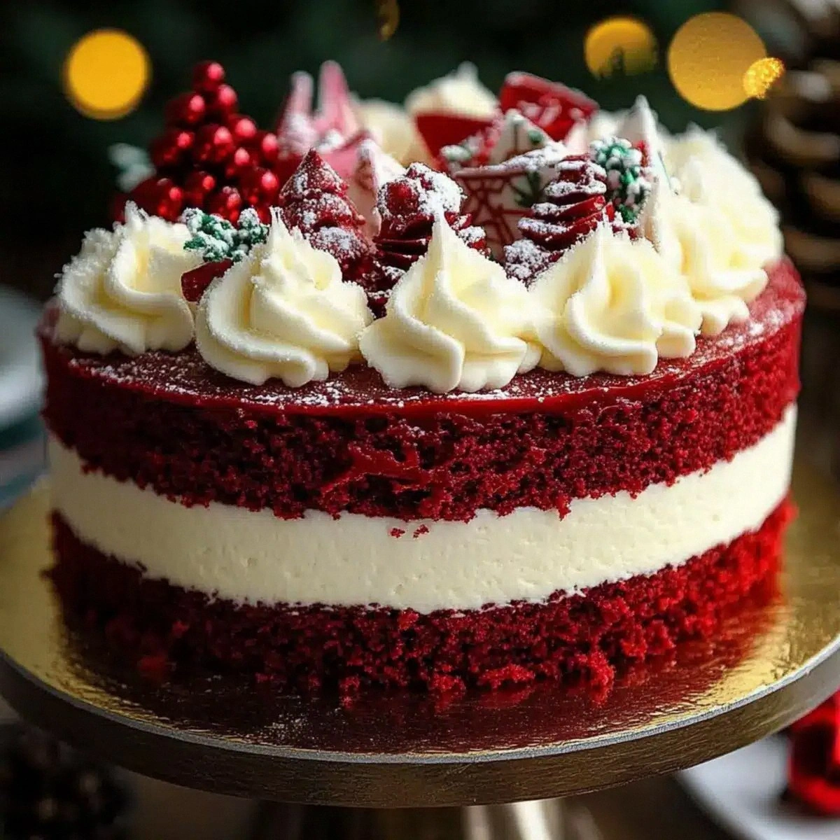 Christmas Red Velvet Cheesecake: The Ultimate Festive Delight