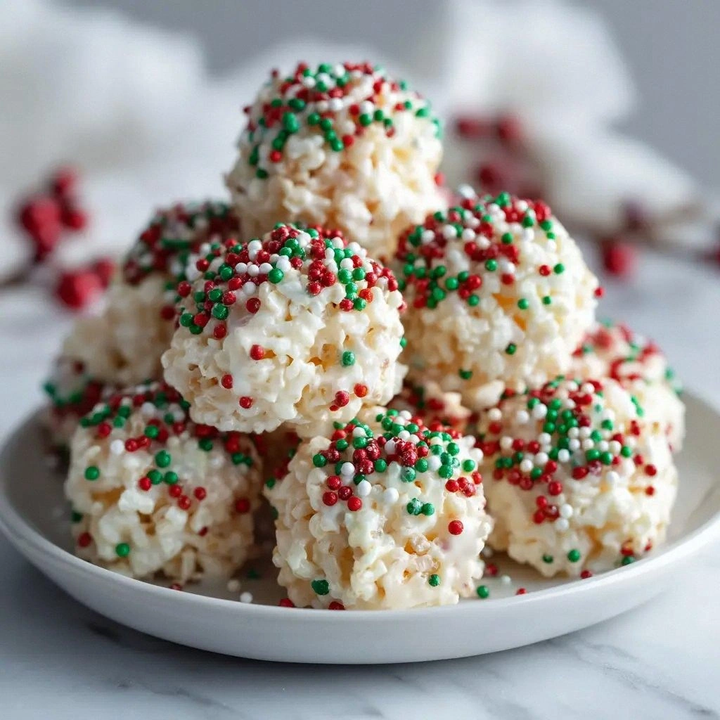 Christmas Rice Krispie Treats 