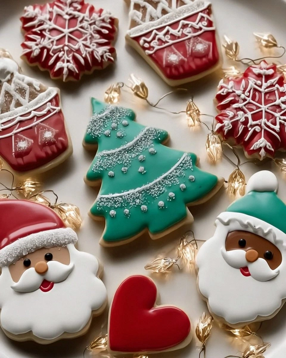 Christmas Royal Icing Cookies