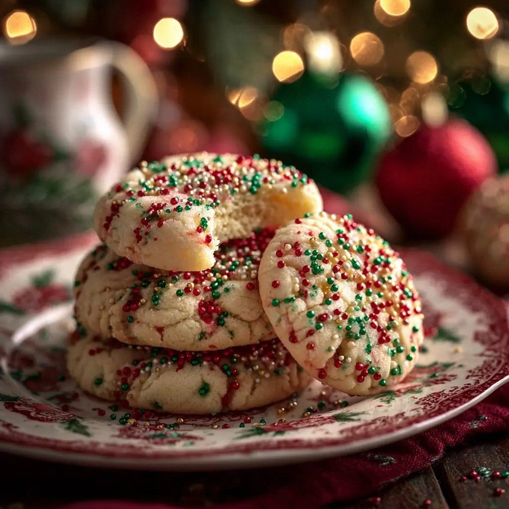 Christmas Sprinkle Cookies: Th