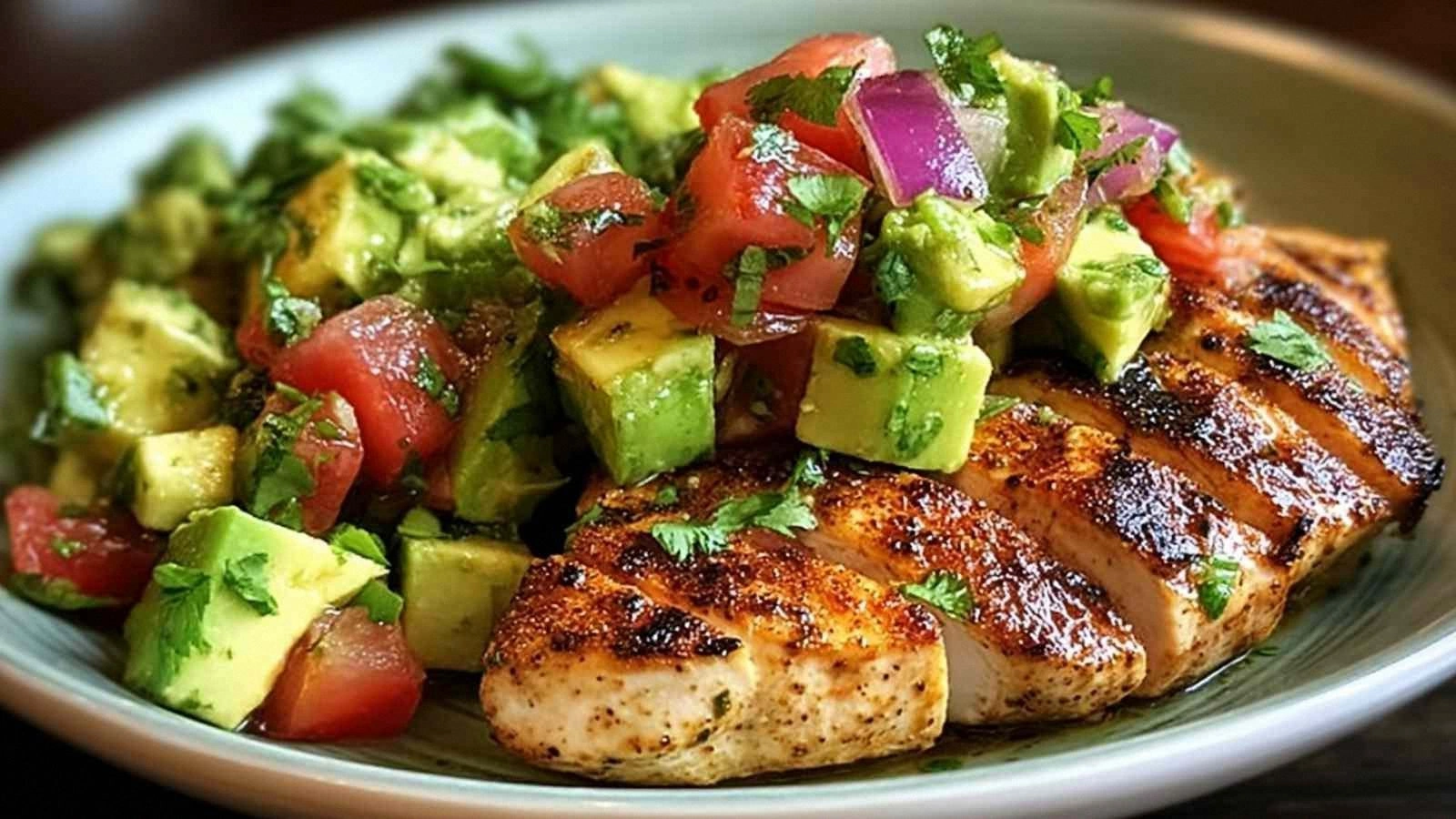 Cilantro Lime Chicken with Avo