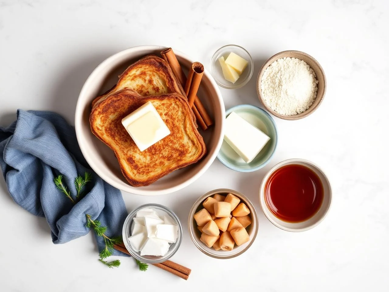 Ingredients for Cinnamon French Toast