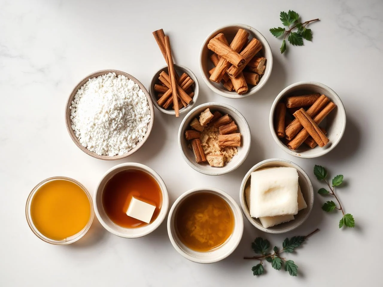 Ingredients for Cinnamon Roll Coffee Cake