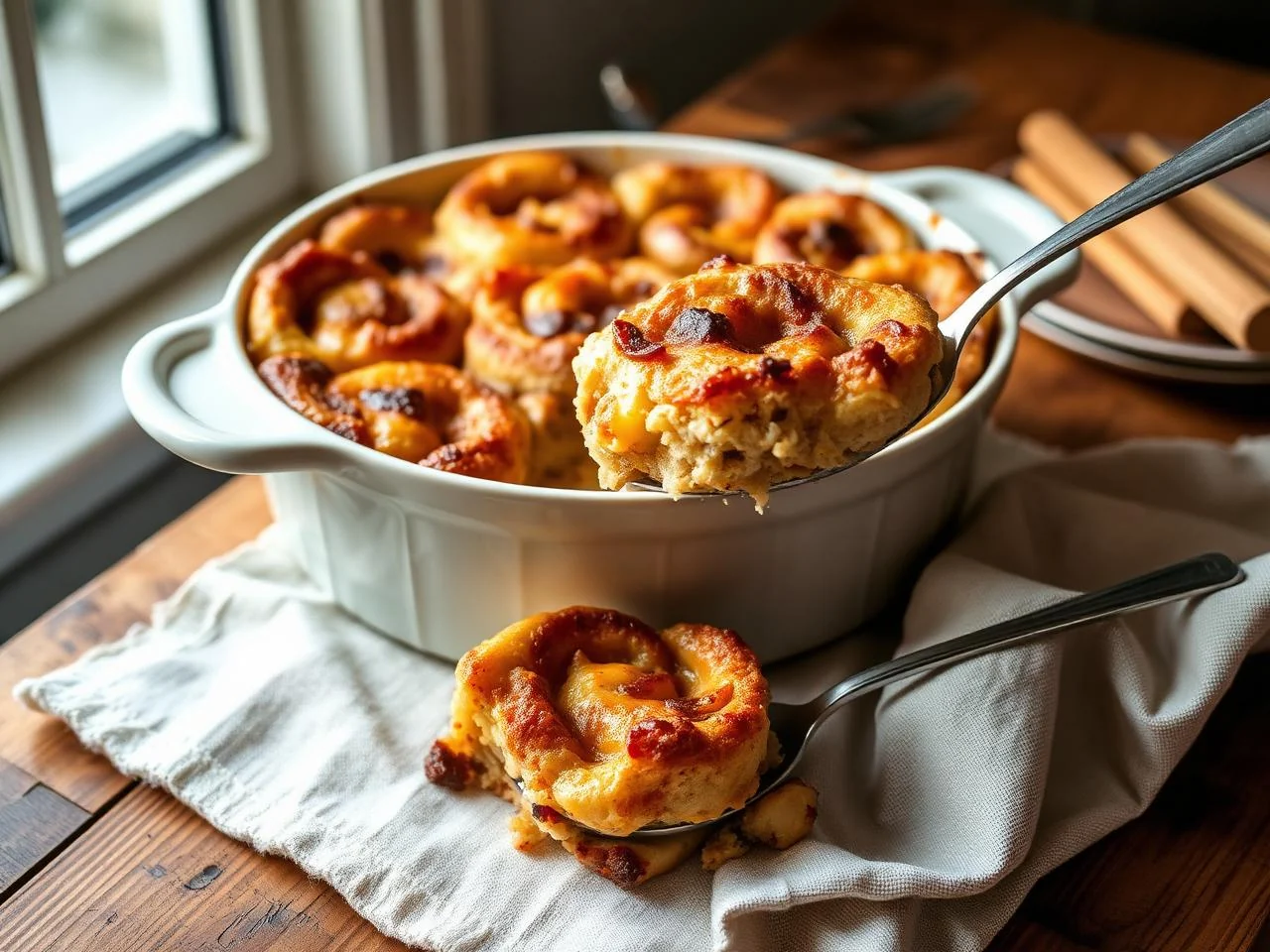Cinnamon Roll French Toast Bake
