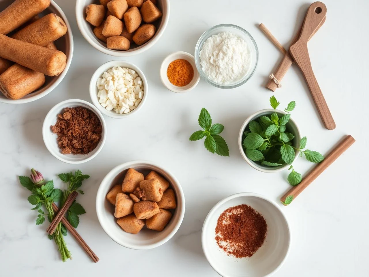 Ingredients for Cinnamon Roll French Toast Bake