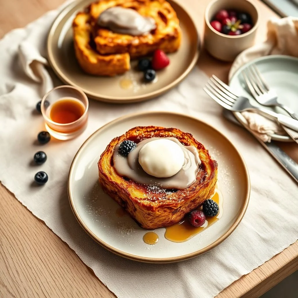 Cinnamon Roll French Toast