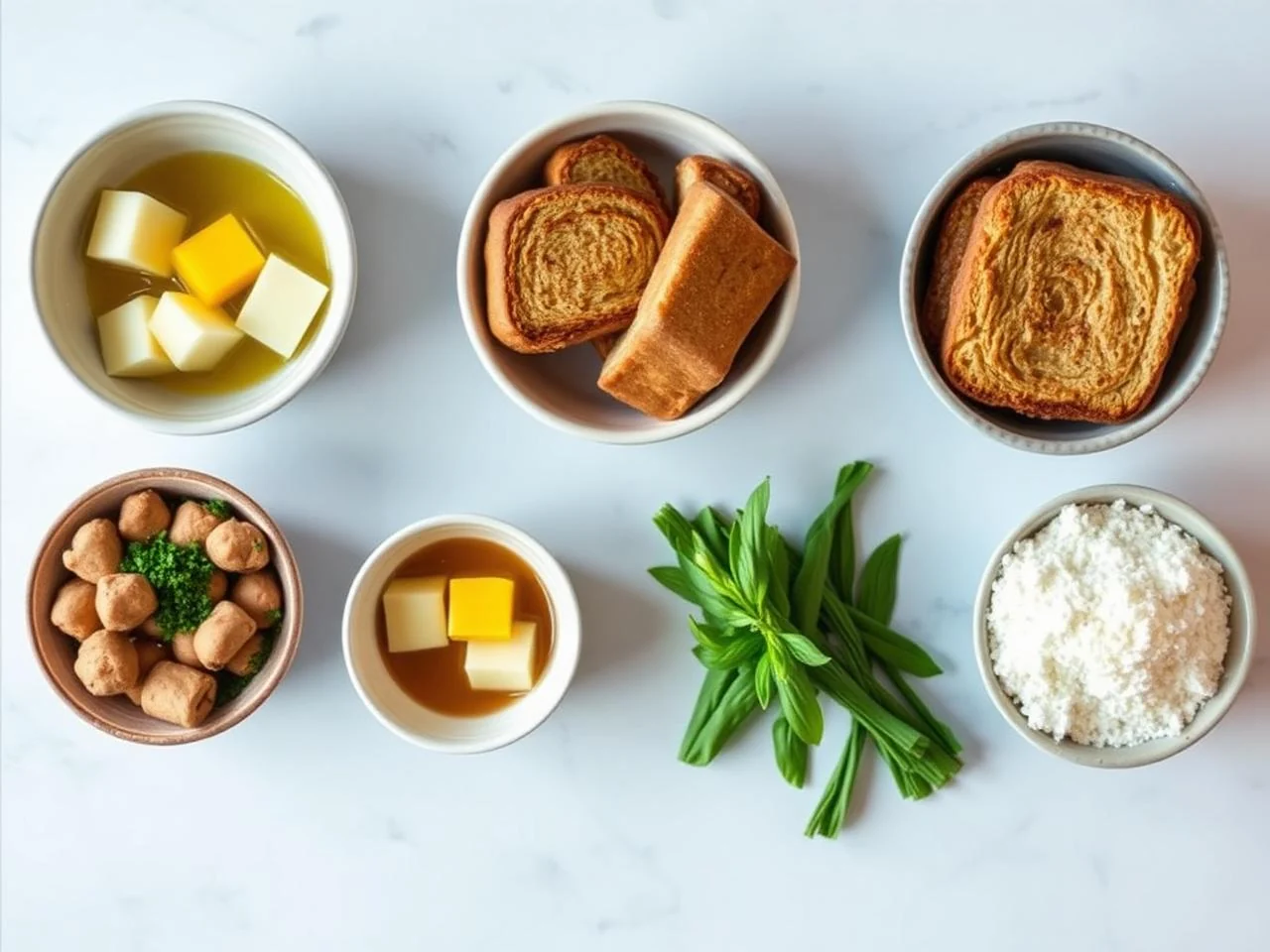 Ingredients for Cinnamon Roll French Toast