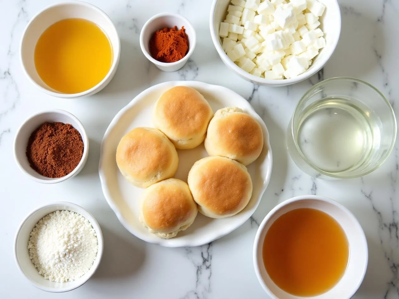 Ingredients for Cinnamon Rolls