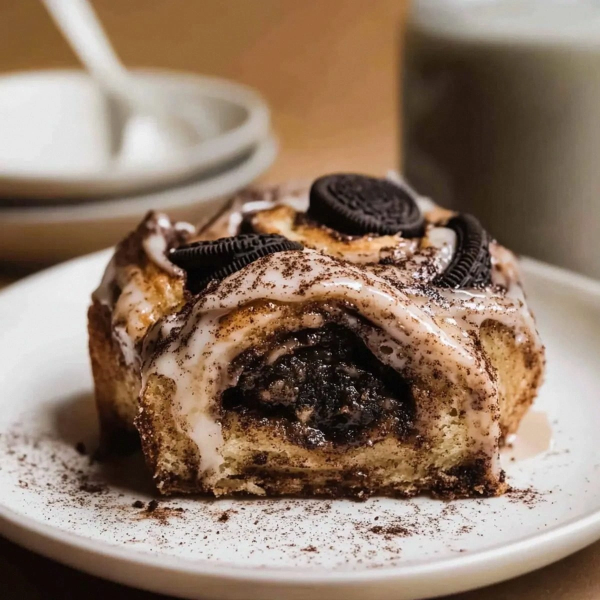 Cinnamon Rolls with Oreos: A D
