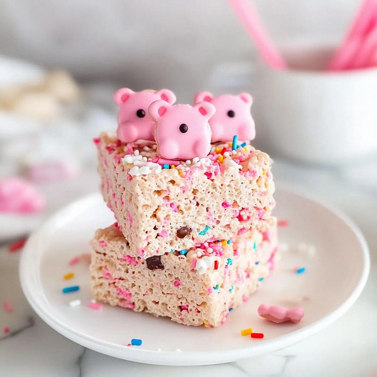 Circus Animal Cookie Rice Krispie Treats That Wow Kids