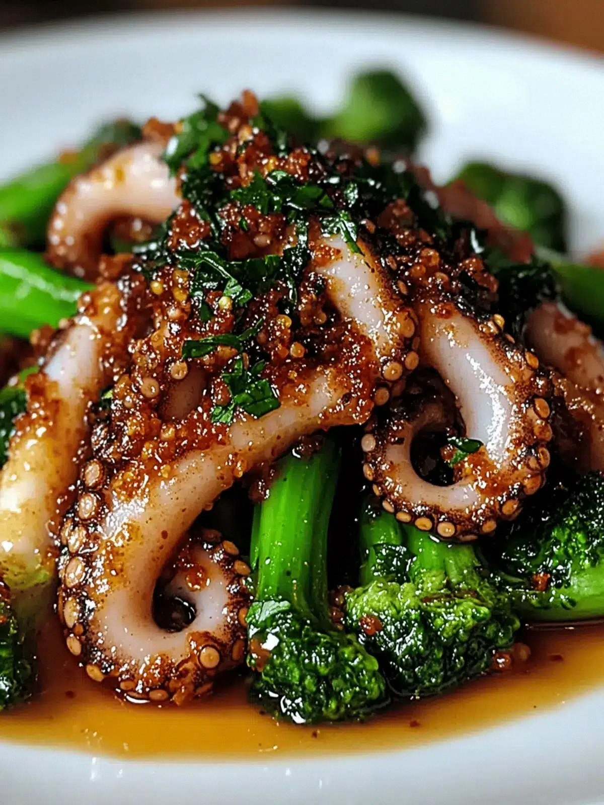 Citrus-Spiced Baby Octopus wit