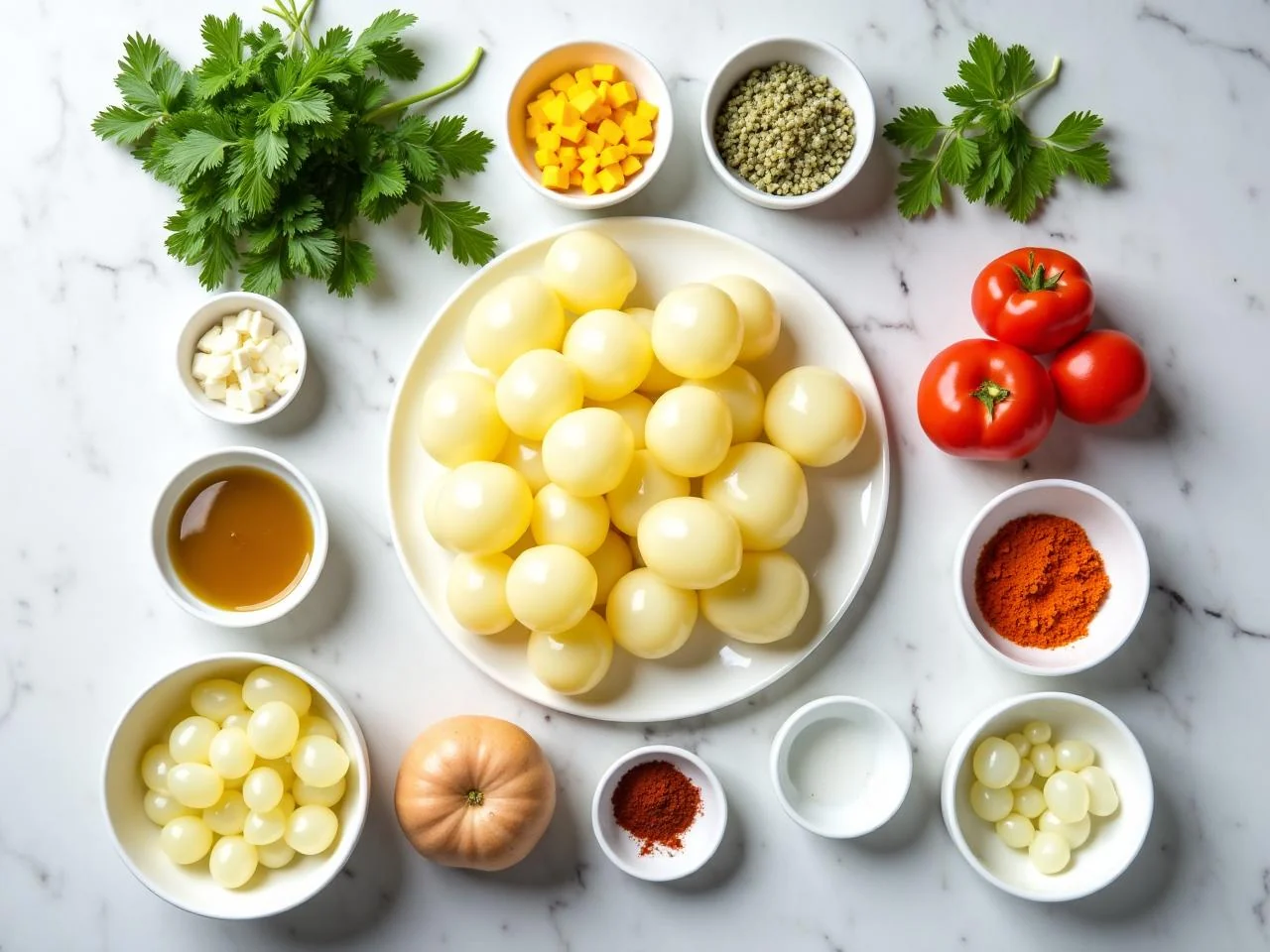 Ingredients for Classic American Potato Salad