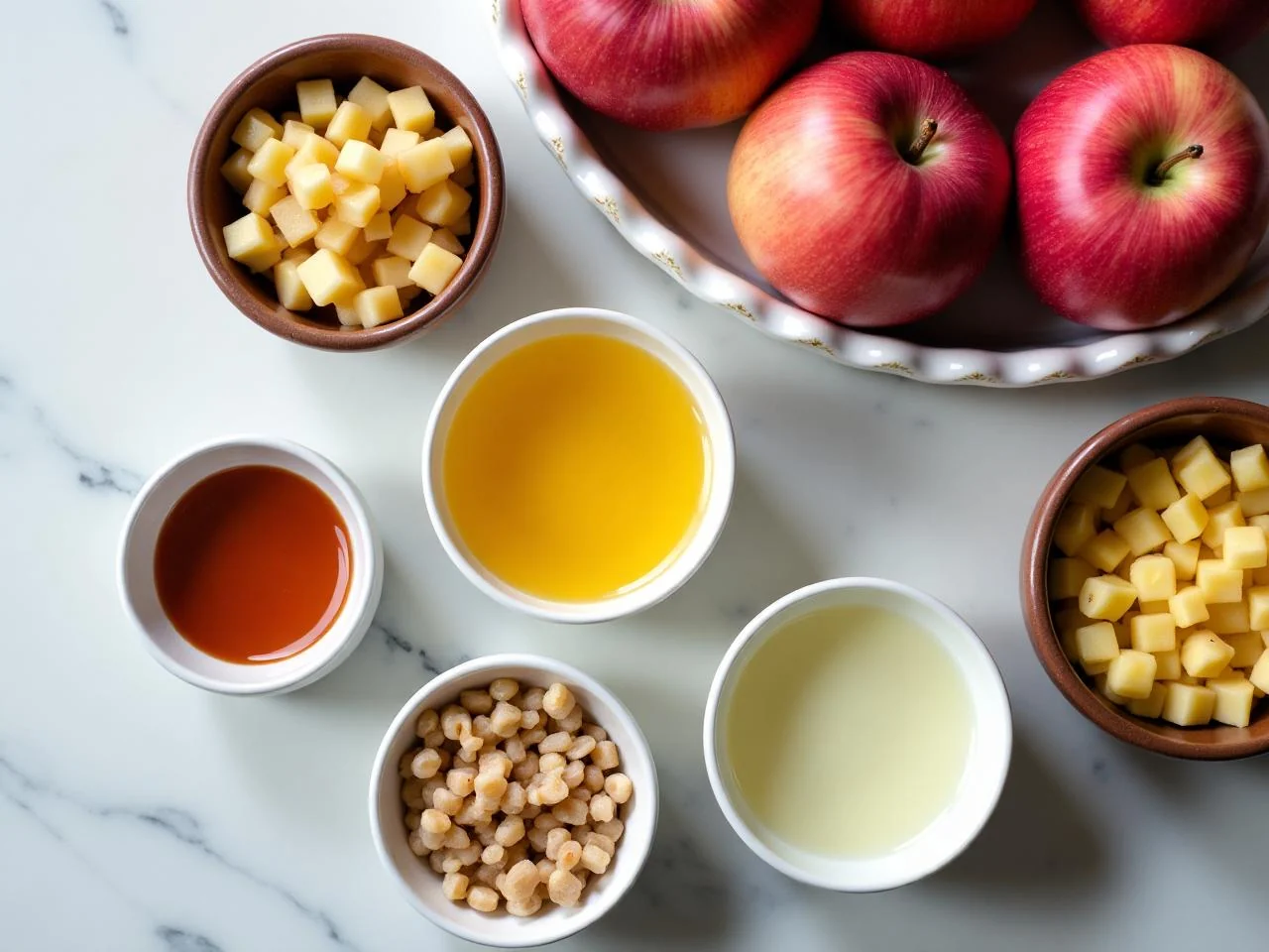 Ingredients for Classic Apple Pie