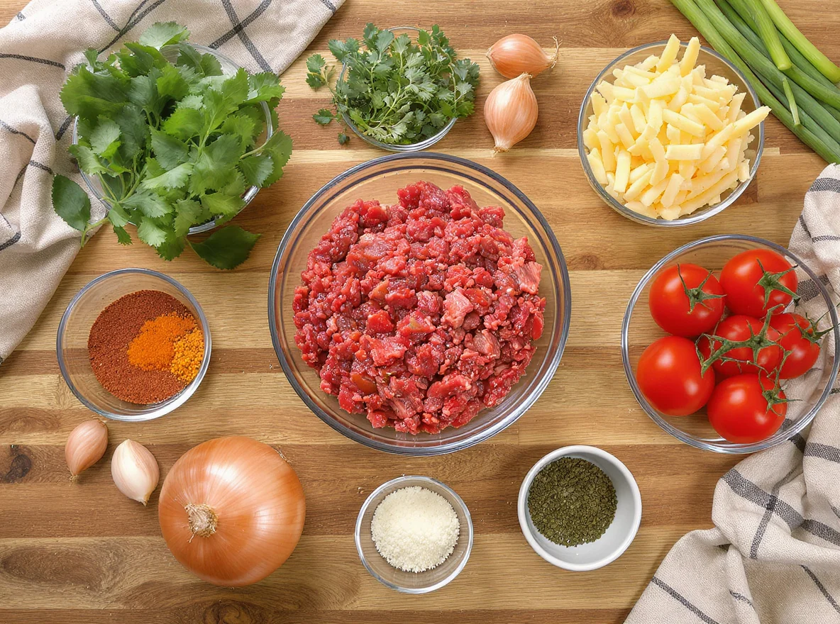 Ingredients for Classic Beef Chili