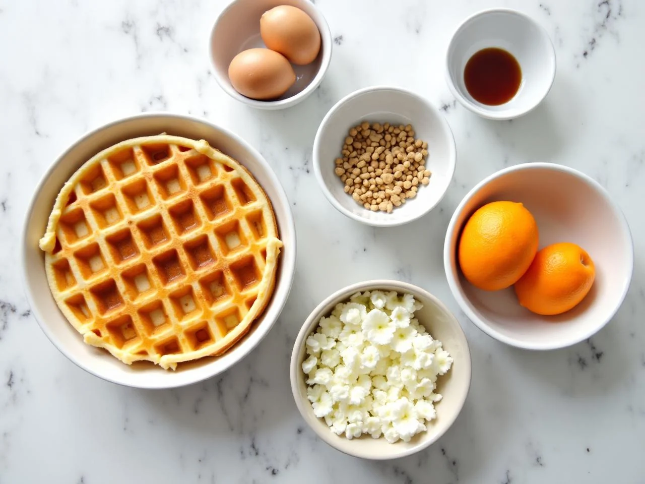 Ingredients for Classic Belgian Waffles
