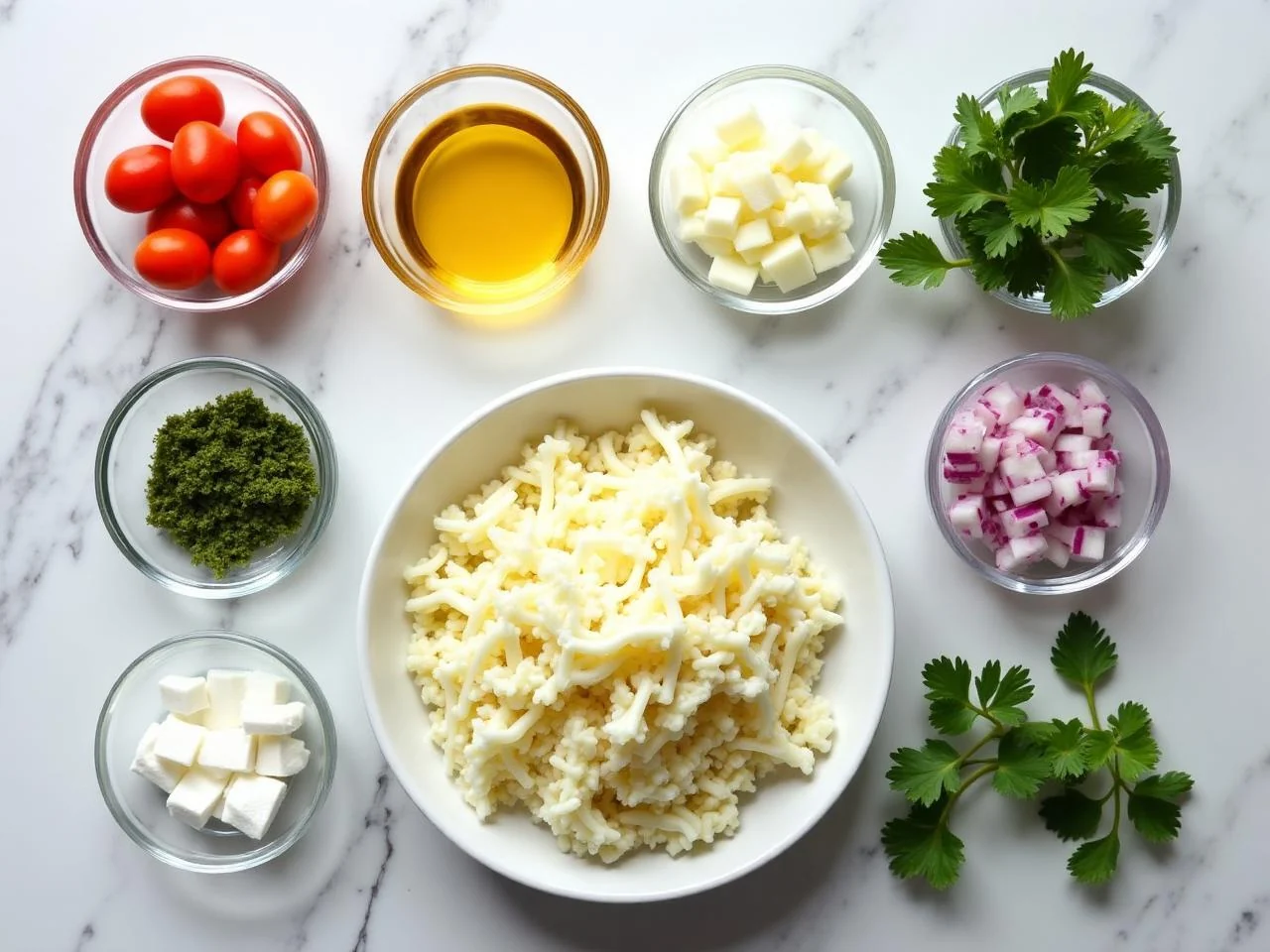 Ingredients for Classic Creamy Coleslaw