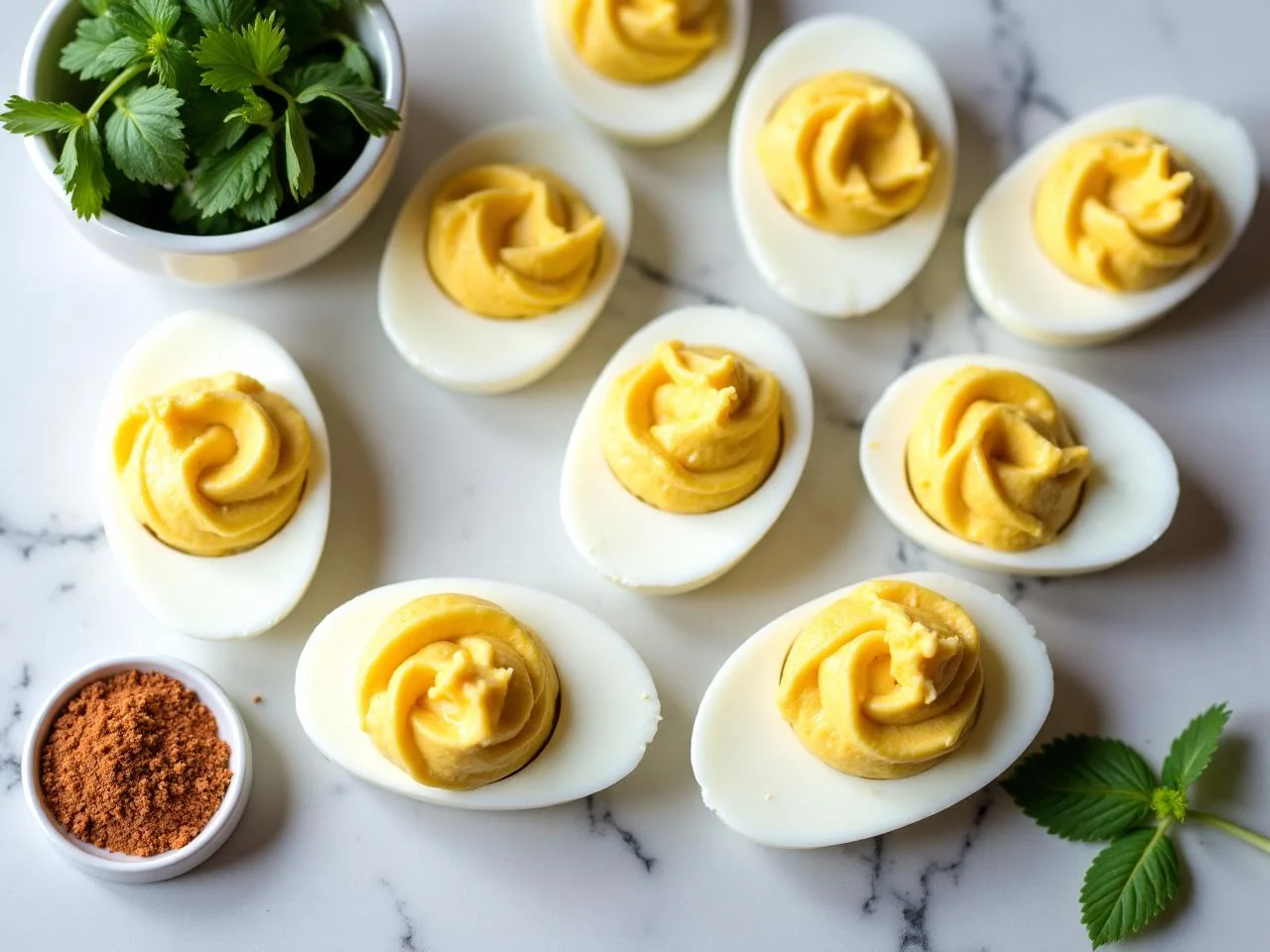Ingredients for Classic Deviled Eggs