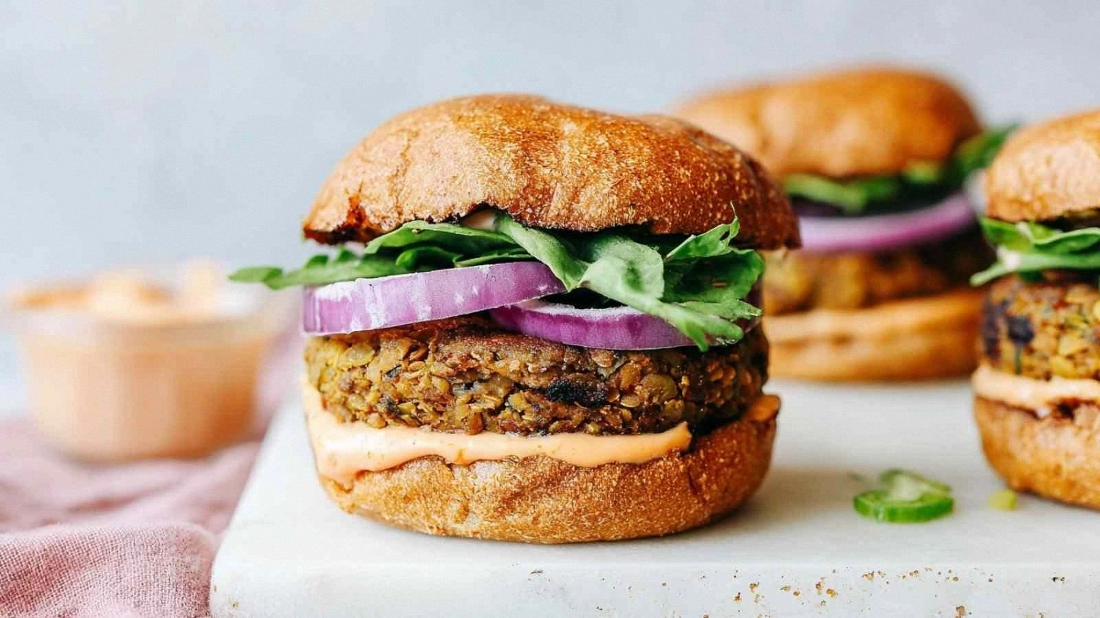 Classic Lentil Burgers