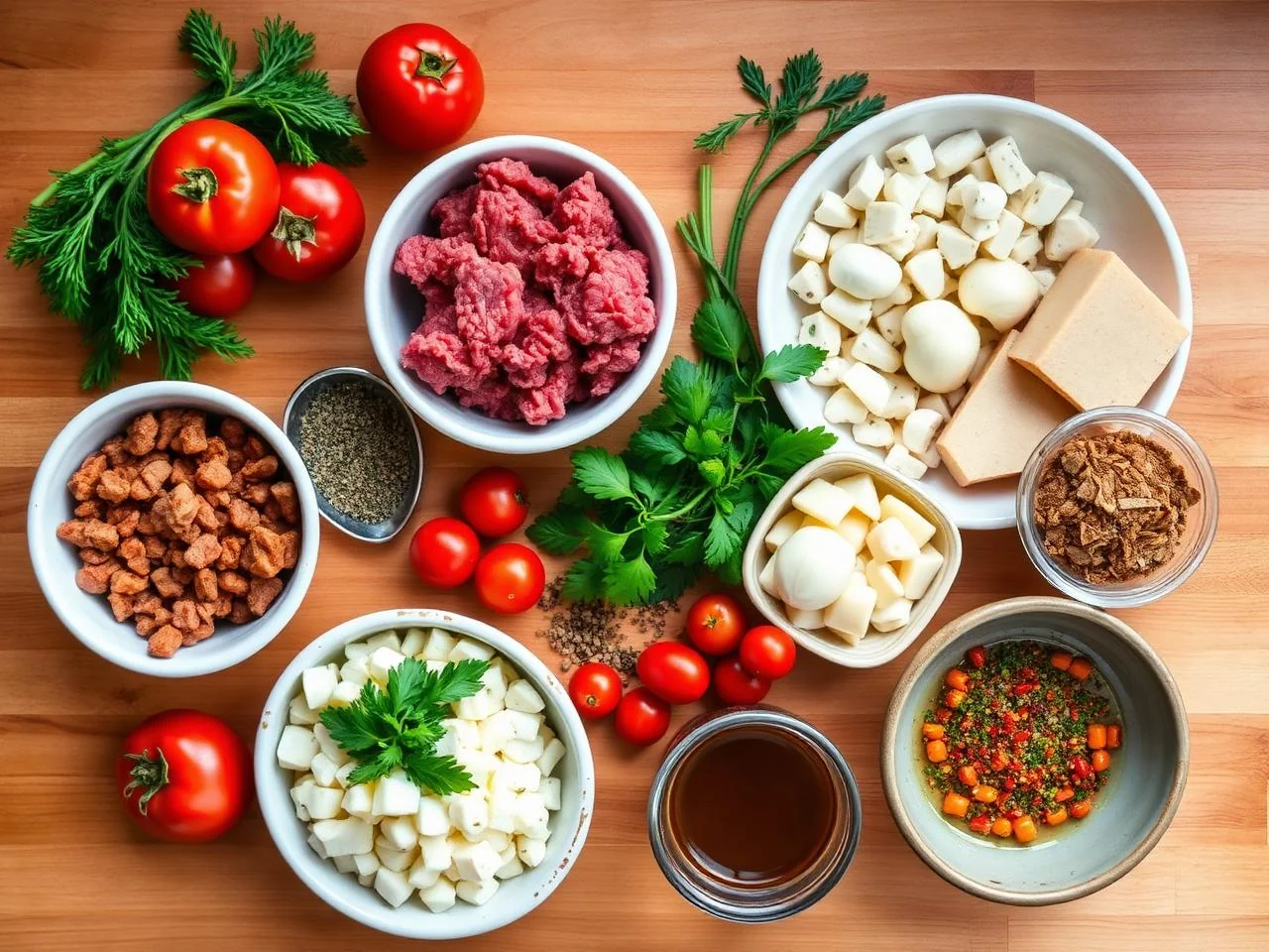 Ingredients for Classic Meatloaf