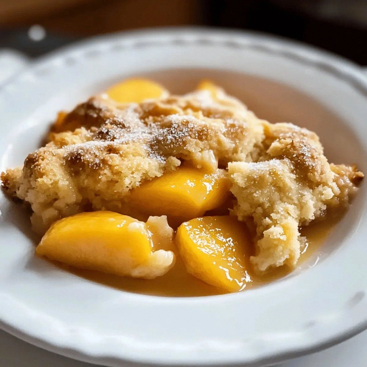 Classic Peach Cobbler That’ll