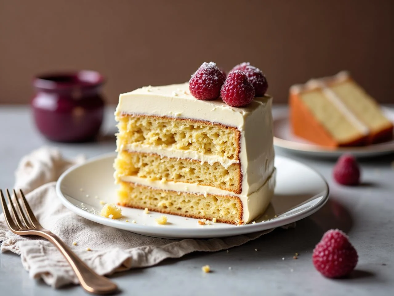 Classic Vanilla Birthday Cake