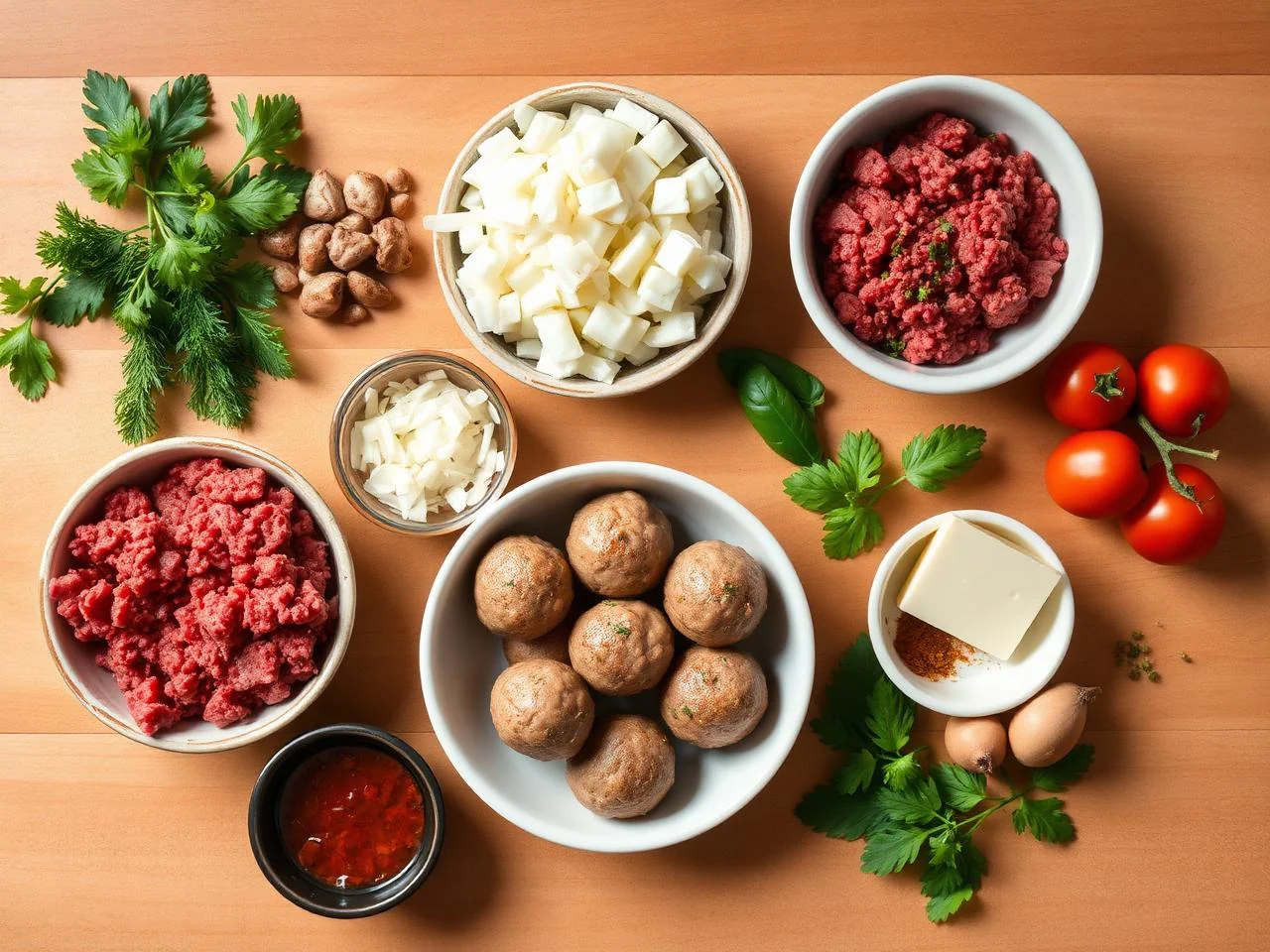 Ingredients for Cocktail Meatballs