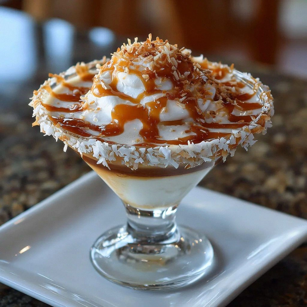 Coconut Caramel Latte Martini