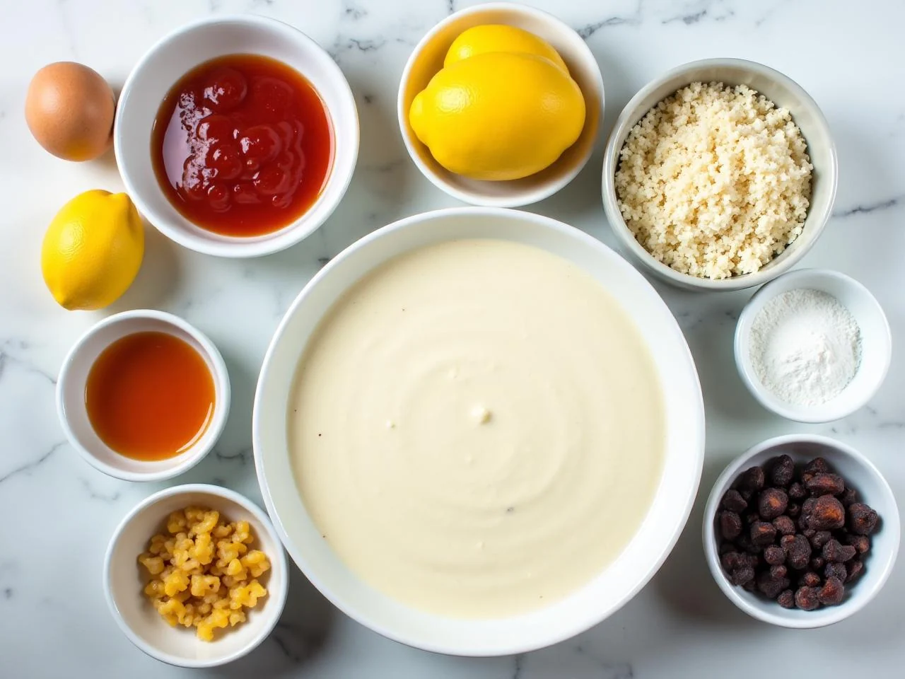Ingredients for Coconut Cream Cake