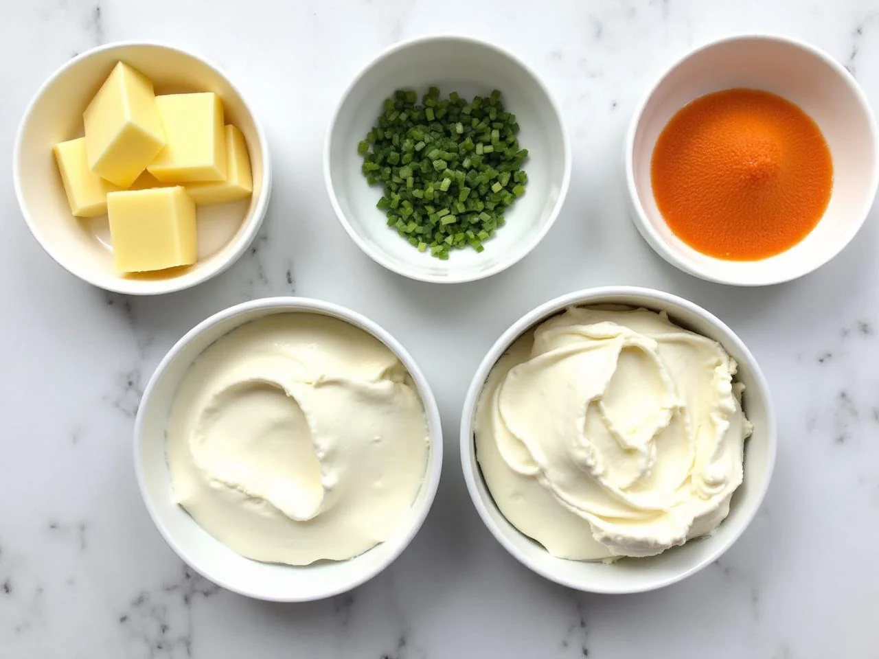 Ingredients for Coconut Cream Fat Bombs