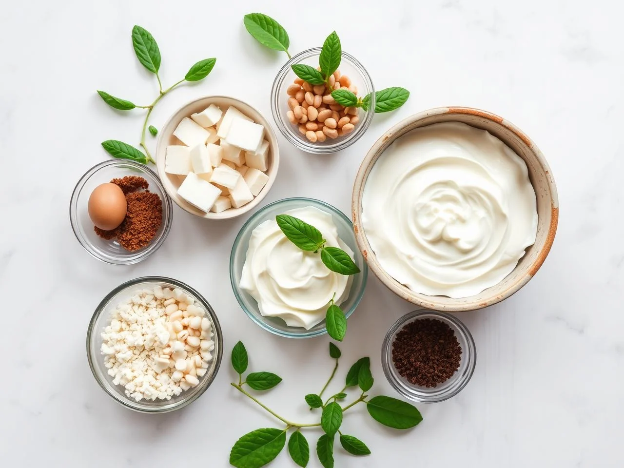 Ingredients for Coconut Cream Pie